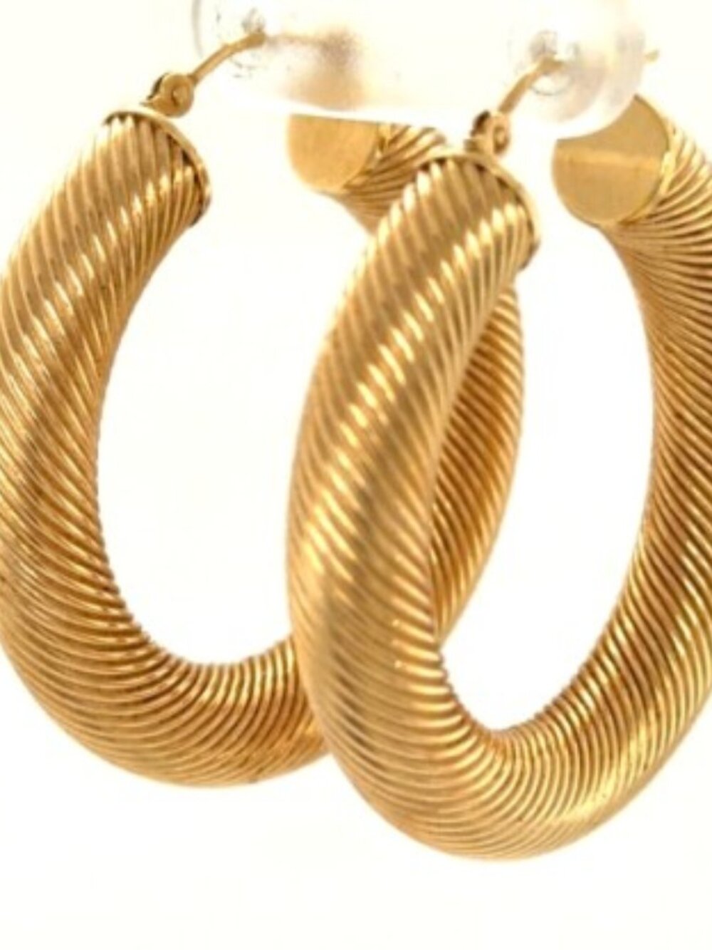 14K Silhouette Ribbed